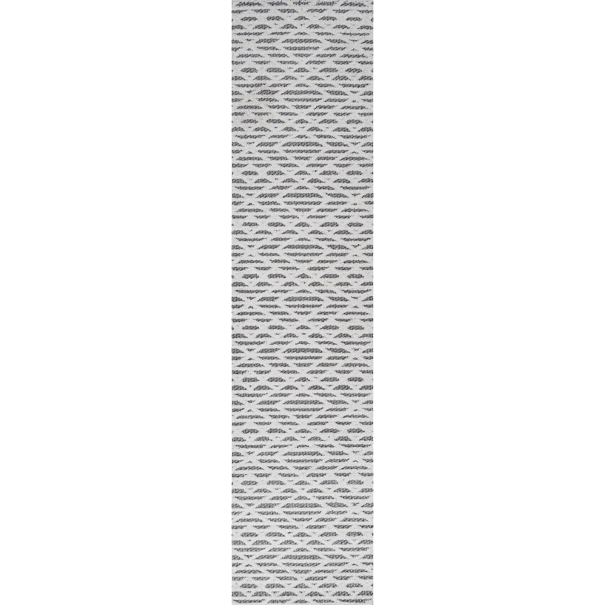 Ararat High-Low Pile Moroccan Diamond Modern Indoor/Outdoor Runner Rug