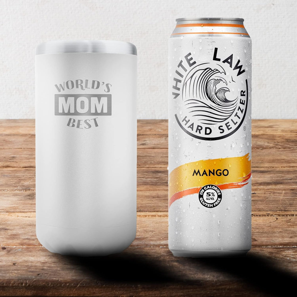 Insulated Holders for Skinny Beer or Cold Hard Seltzer - Gift Idea for Anniversary or Christmas
