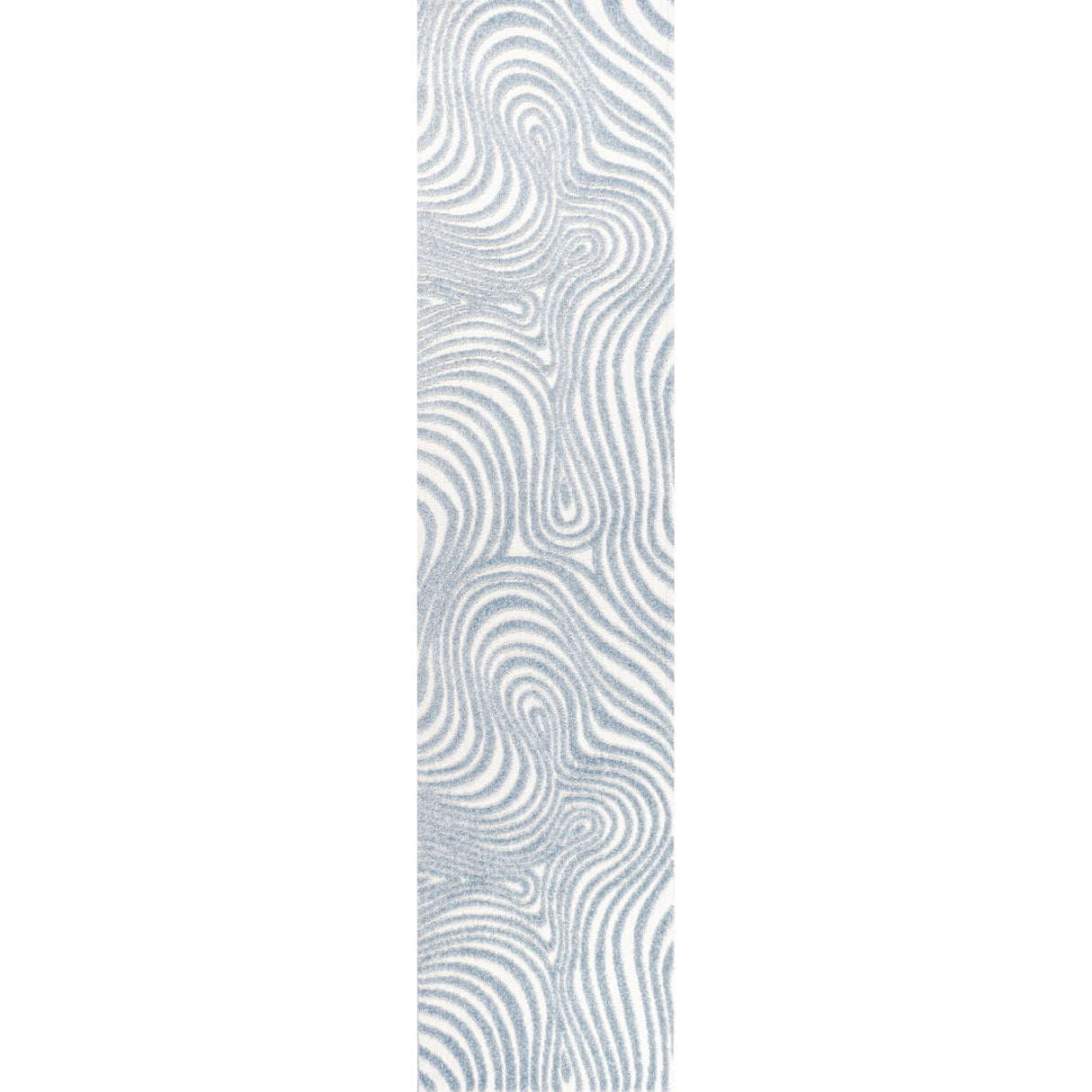 Maribo High-Low Abstract Groovy Striped Indoor/Outdoor Runner Rug
