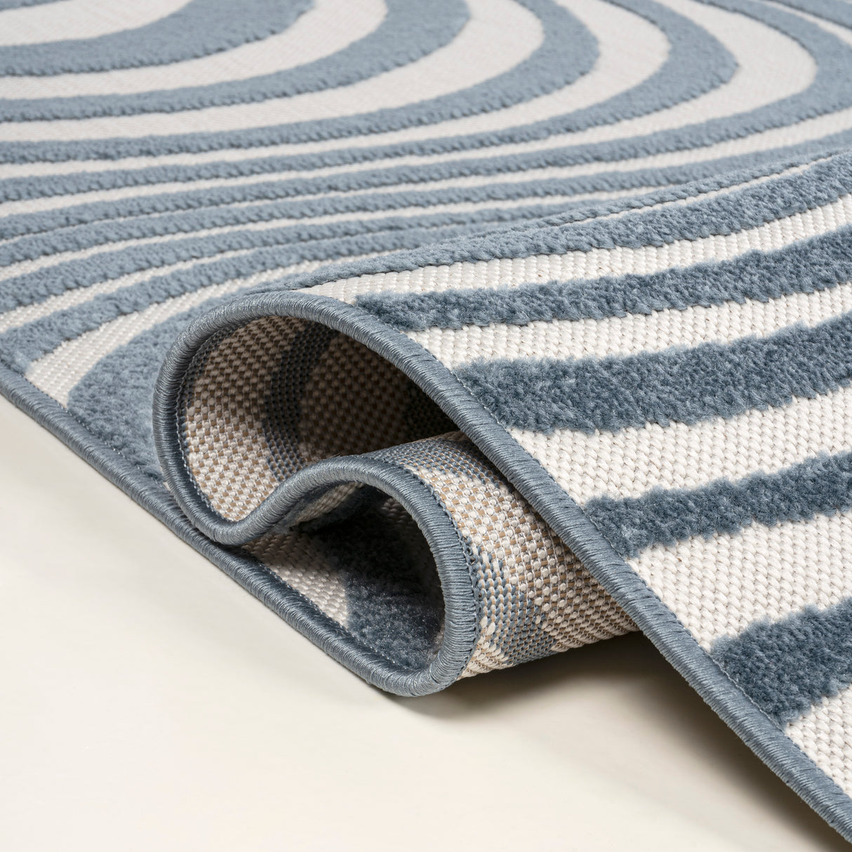 Maribo High-Low Abstract Groovy Indoor/Outdoor Runner Rug