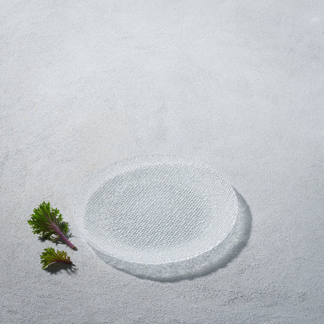 Spark, Textured Glass Plate-Set of 4