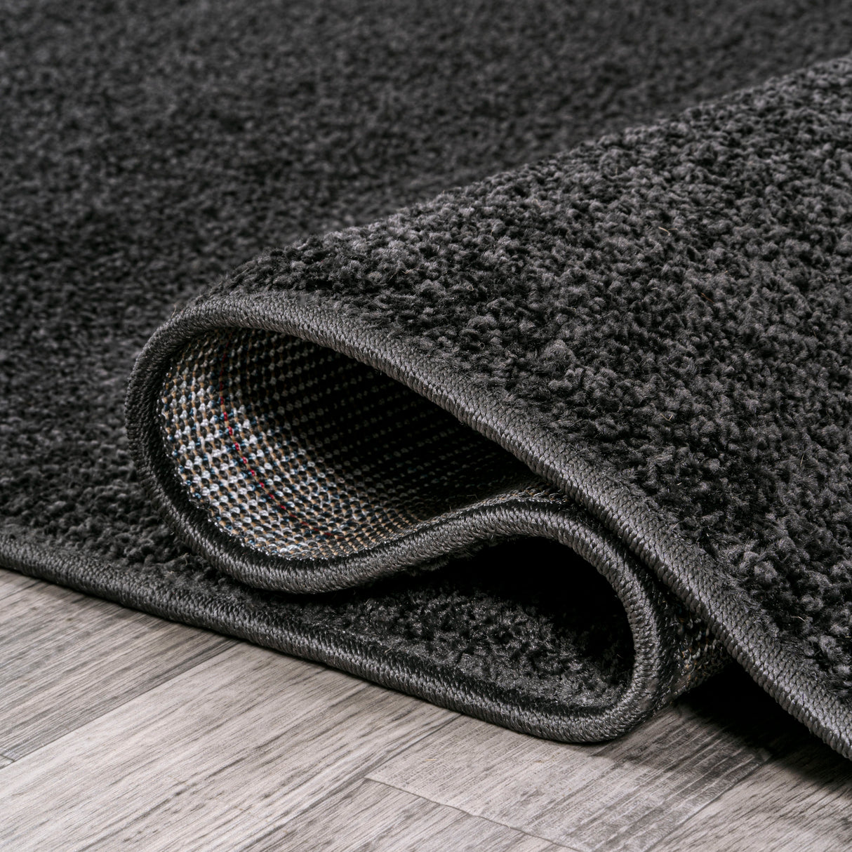 Haze Solid Sleek Low-Pile Oval Area Rug