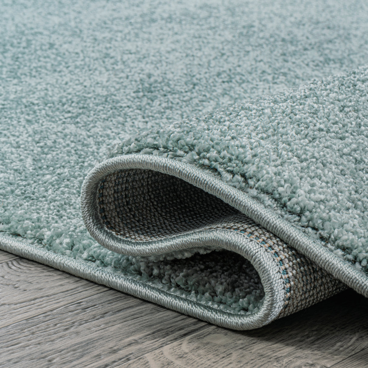 Haze Solid Unique Low-Pile Oval Area Rug