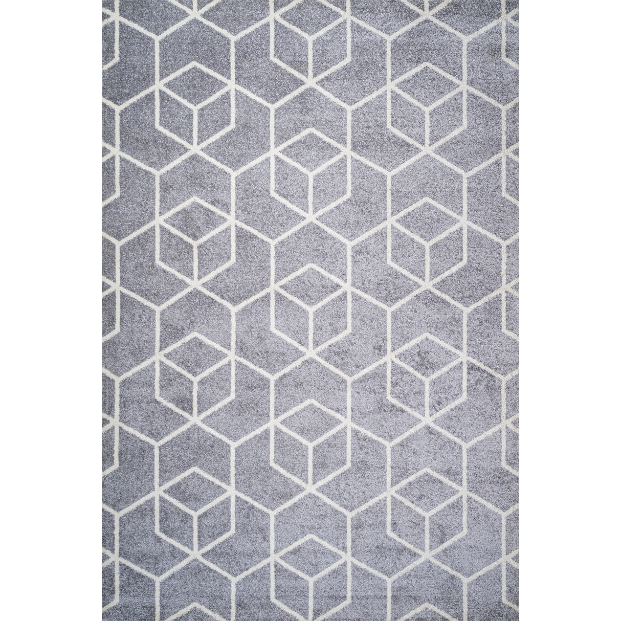 Tumbling Blocks Modern Geometric Area Rug