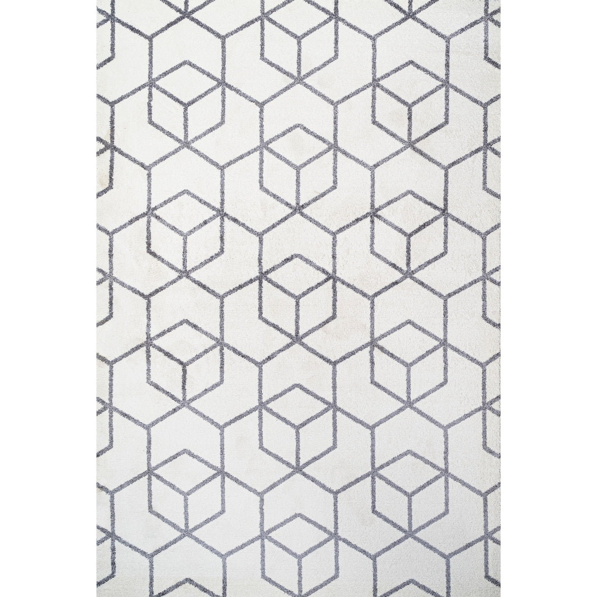 Tumbling Blocks Modern Geometric Area Rug