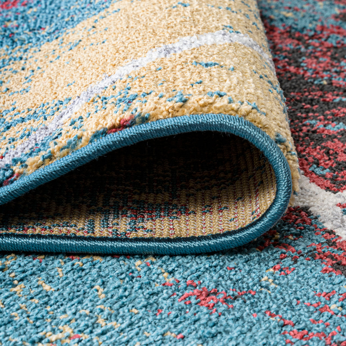 Cole Minimalist Diamond Trellis Area Rug