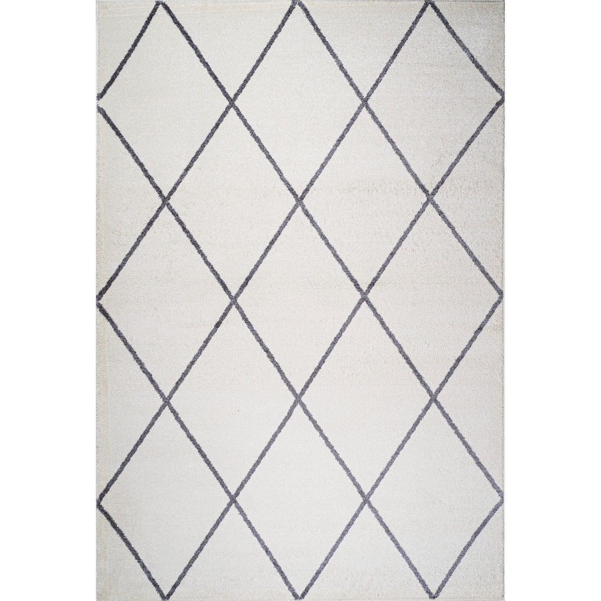 Cole Minimalist Diamond Trellis Area Rug
