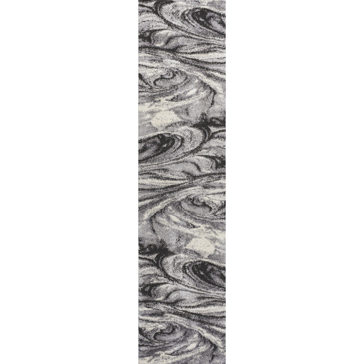 Viscon Abstract Marble Contemporary Runner Rug