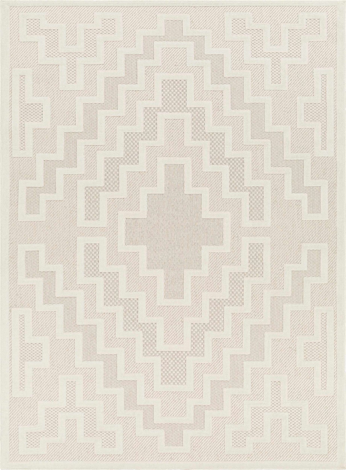 Diza Cream Outdoor Rug - Clearance