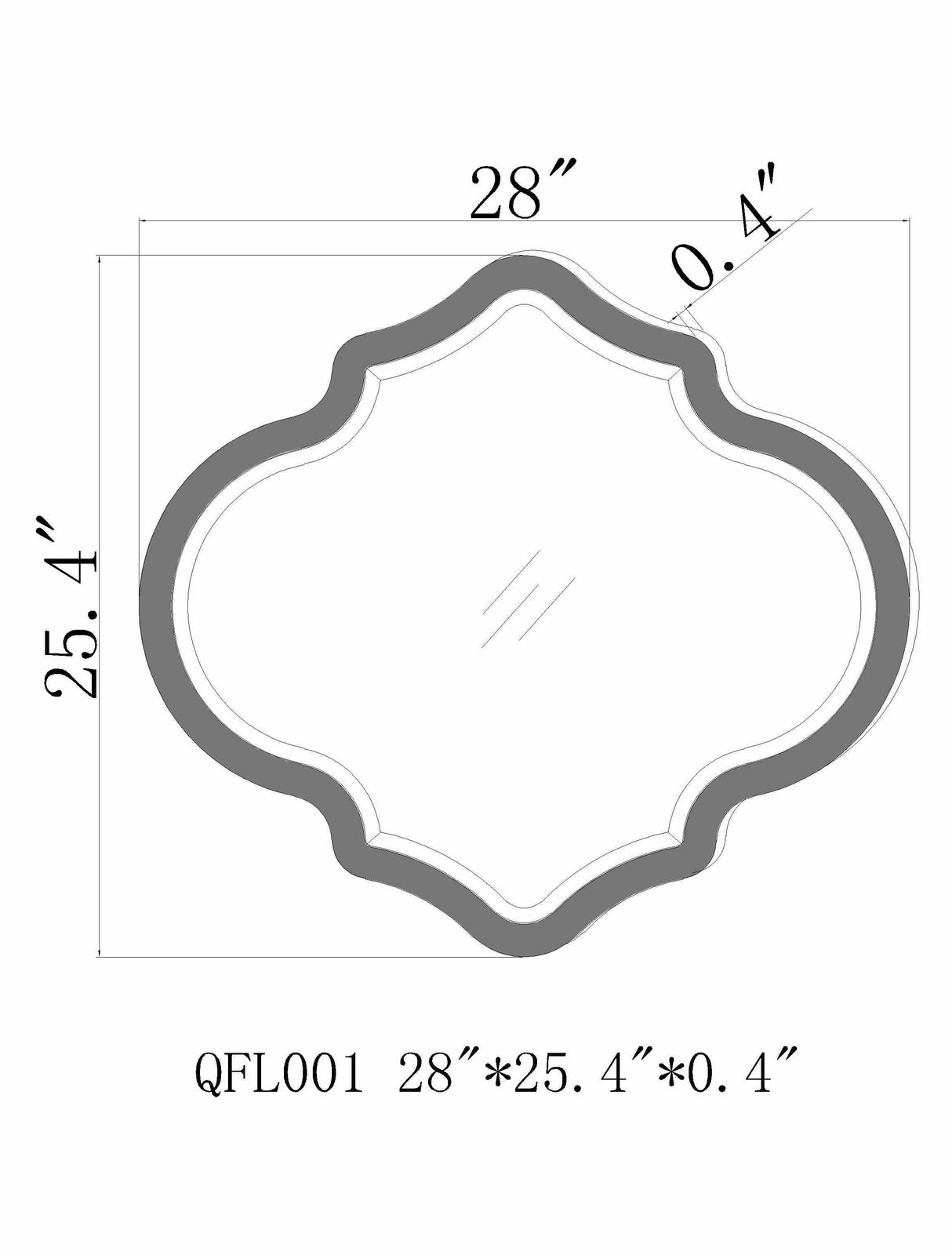 Shefield Mirror - Clearance