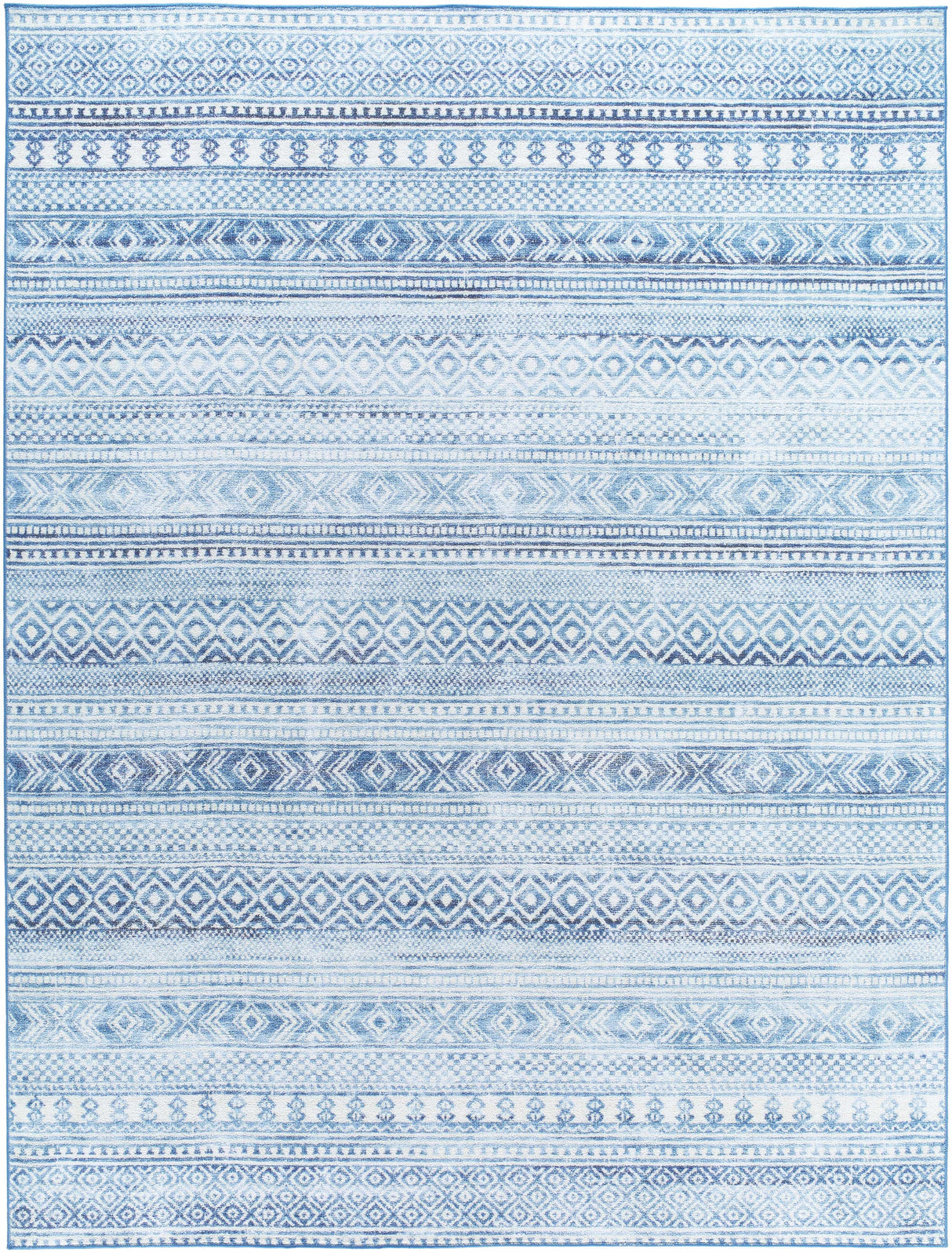 Gizeh Arctic Stone Washable Area Rug - Clearance