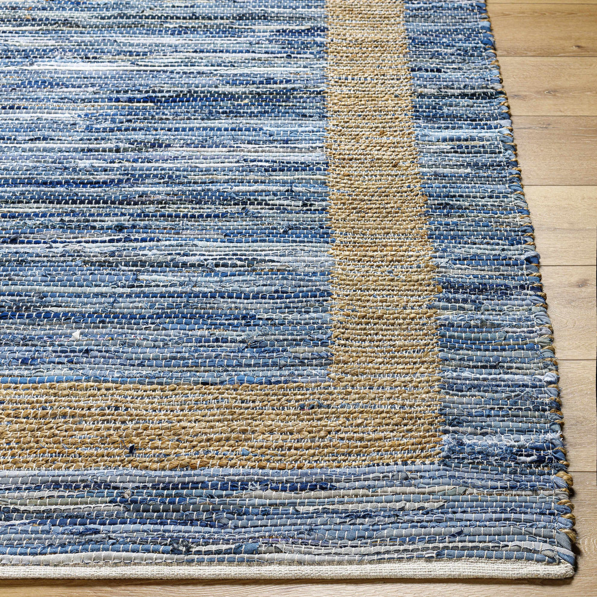 Ghita Recycled Blue Jean Rug