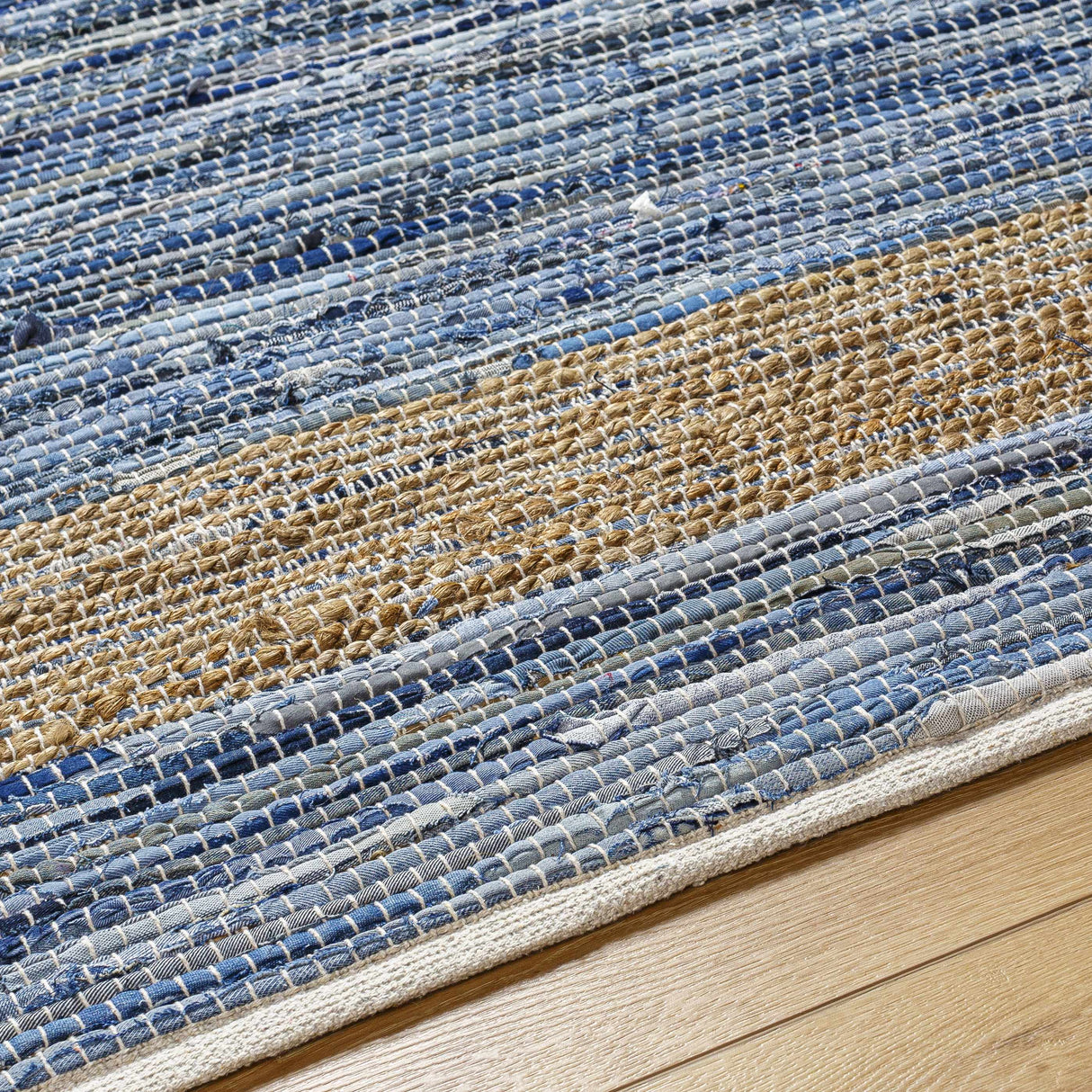 Ghita Recycled Blue Jean Rug
