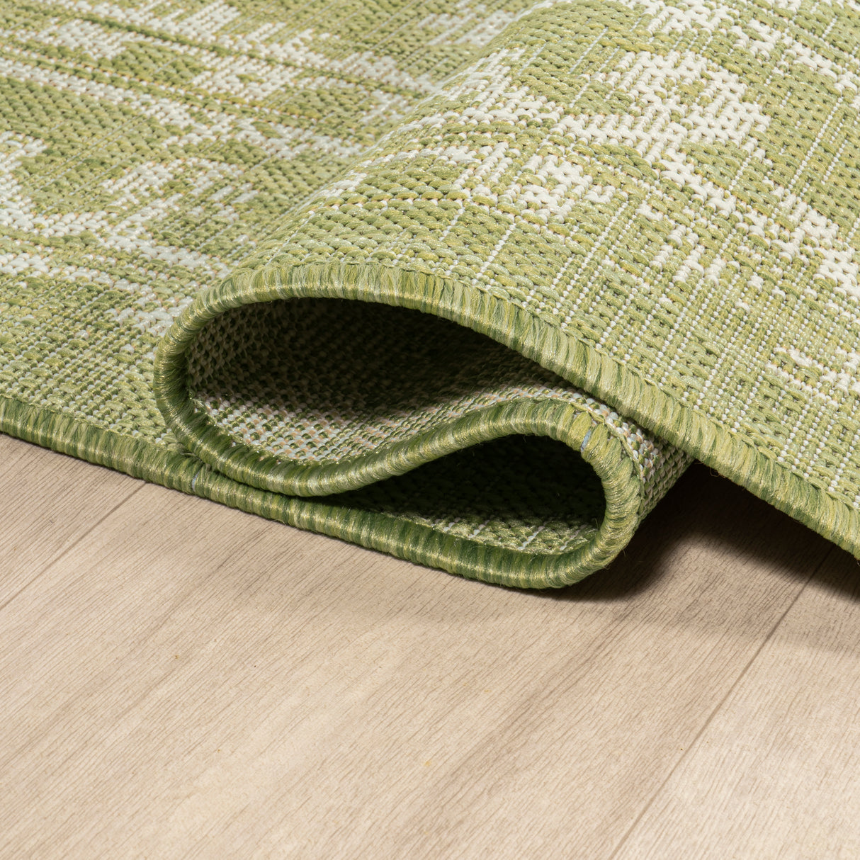 Malta Bohemian Medallion Textured Weave Indoor/Outdoor Runner Rug