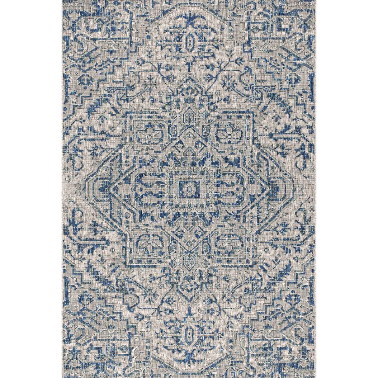 Estrella Bohemian Medallion Weave Indoor/Outdoor Area Rug