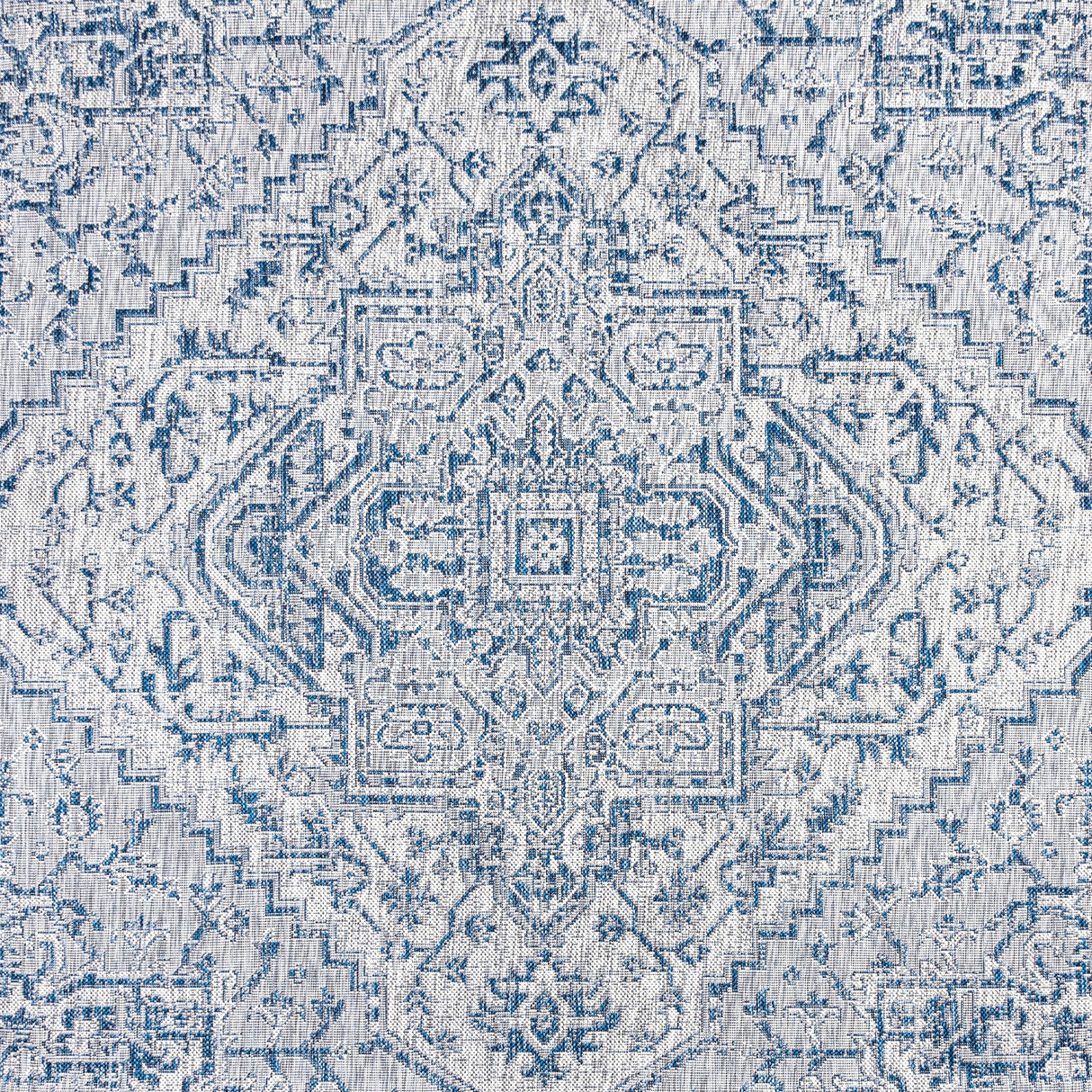 Estrella Bohemian Textured Weave Indoor/Outdoor Square Area Rug