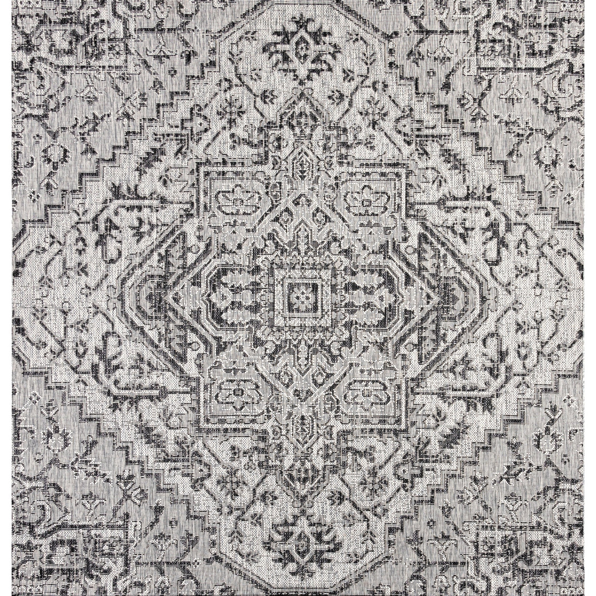 Estrella Bohemian Textured Weave Indoor/Outdoor Square Area Rug