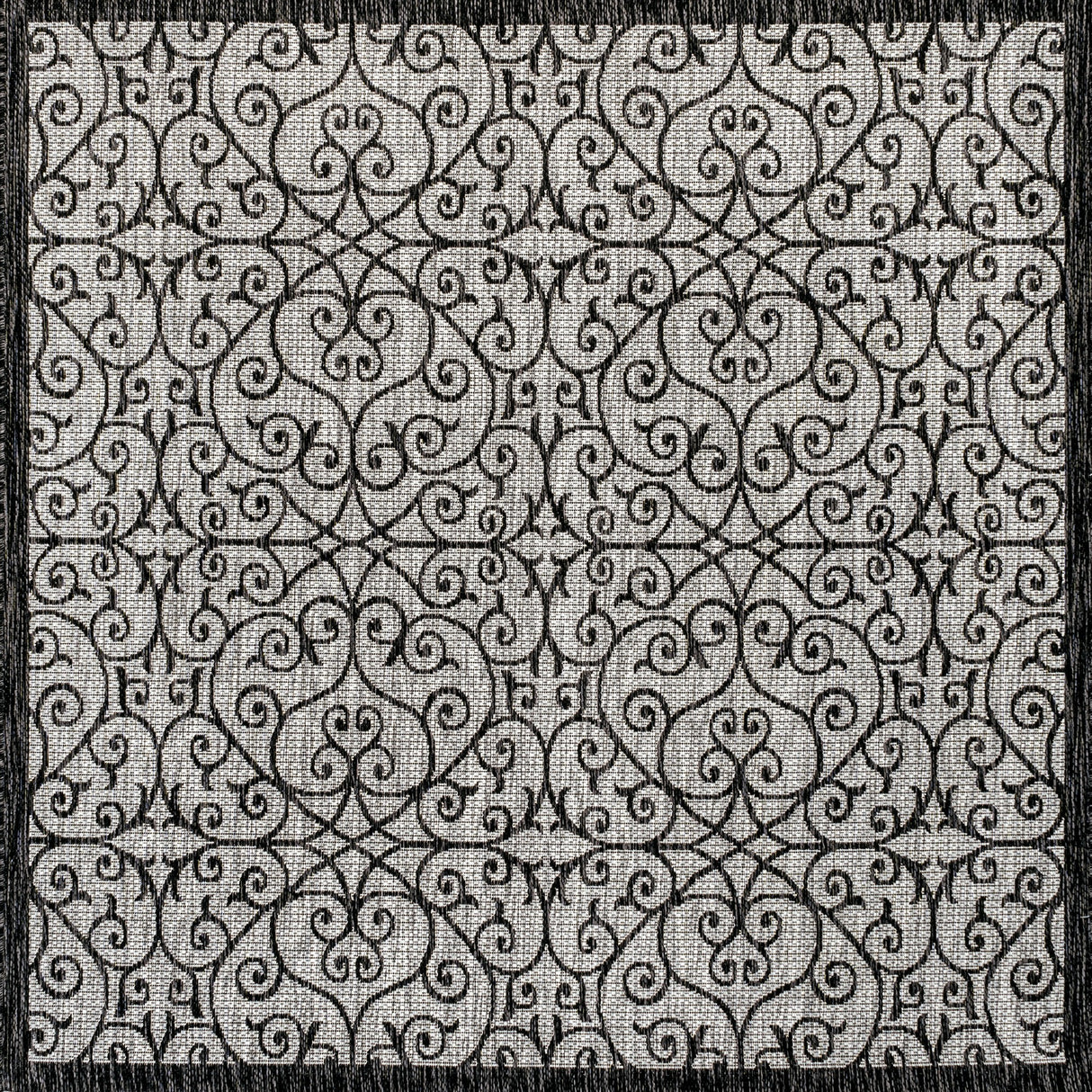 Madrid Vintage Textured Weave Indoor/Outdoor Square Area Rug