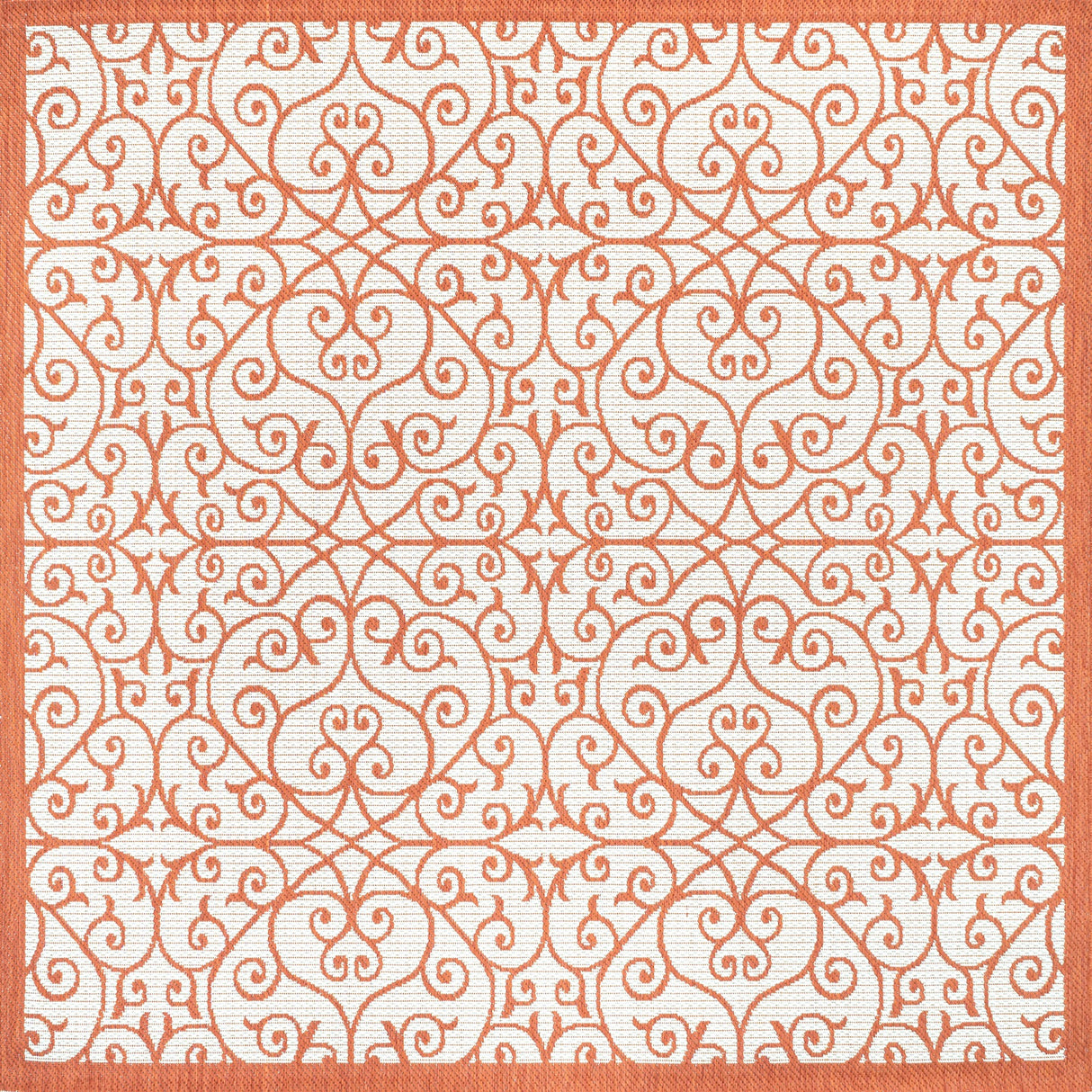 Madrid Vintage Textured Weave Indoor/Outdoor Square Area Rug