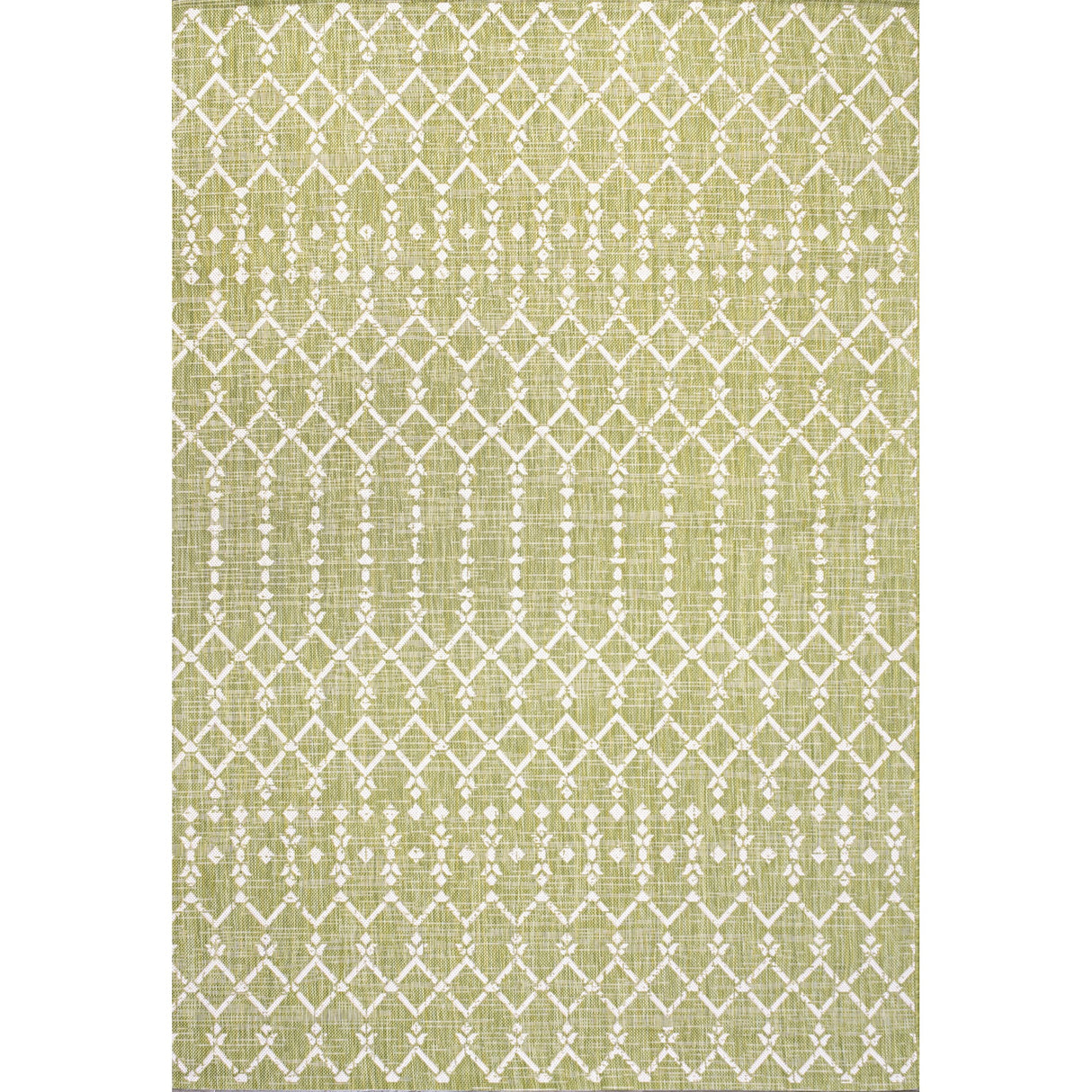 Ourika Moroccan Geometric Textured Weave Indoor/Outdoor Area Rug