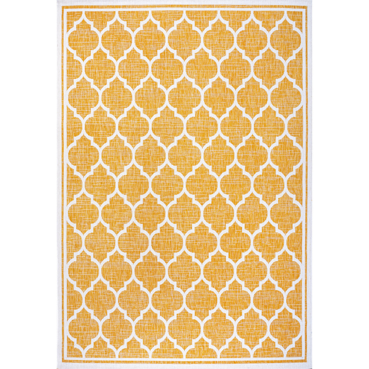 Trebol Moroccan Trellis Textured Weave Indoor/Outdoor Area Rug