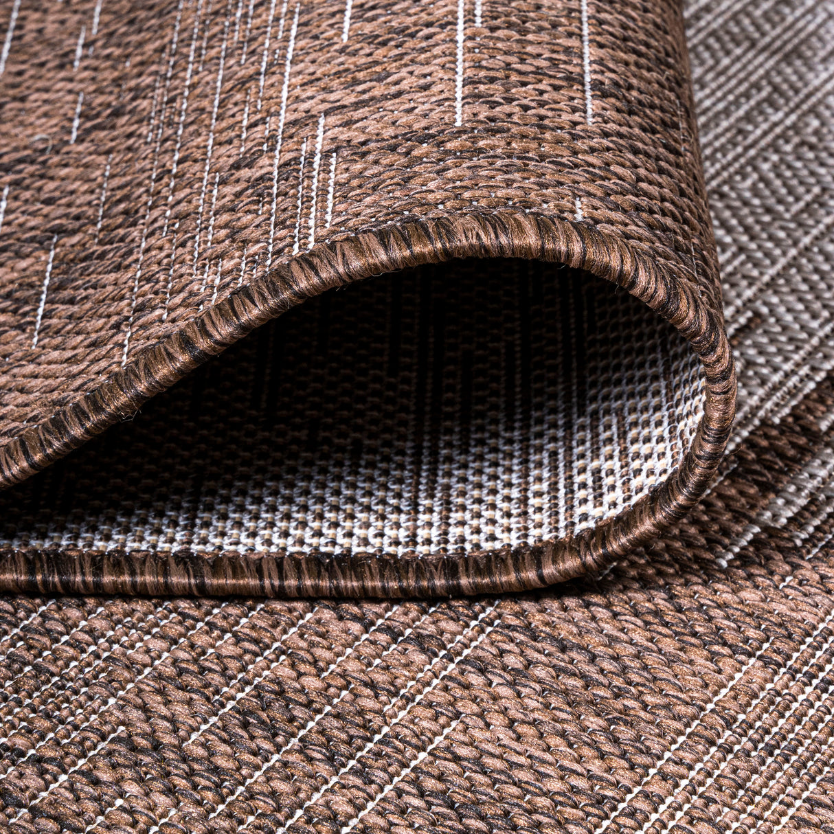 Tavira Modern Strie' Indoor/Outdoor Runner Rug