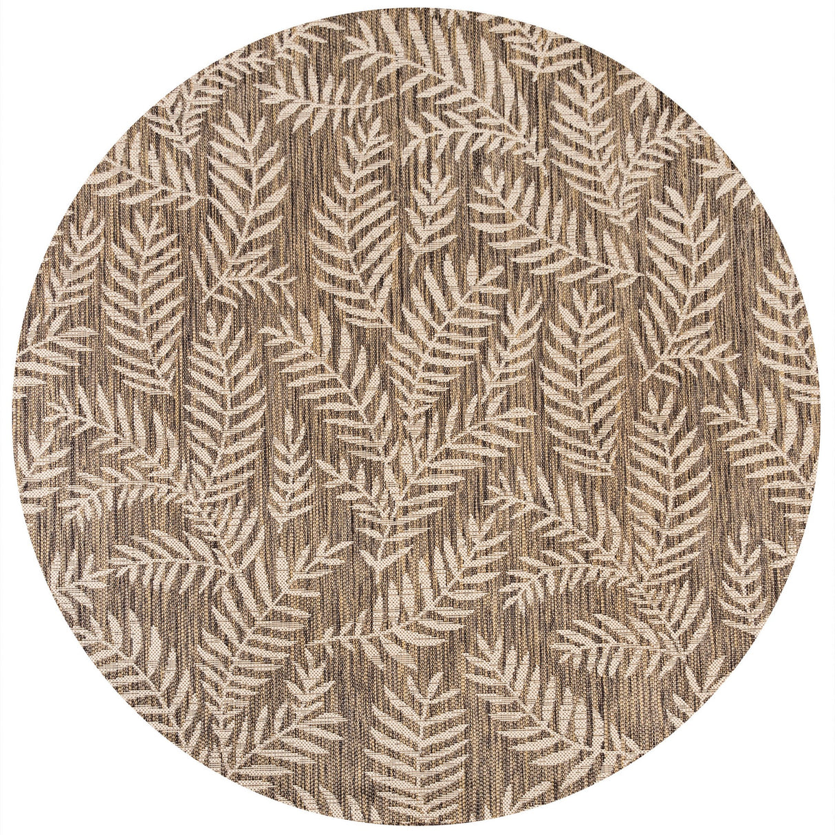 Nevis Palm Indoor/Outdoor Round Area Rug