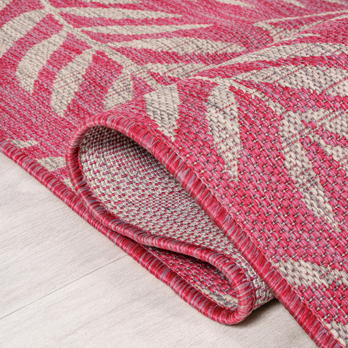 Nevis Palm Frond Indoor/Outdoor Square Area Rug