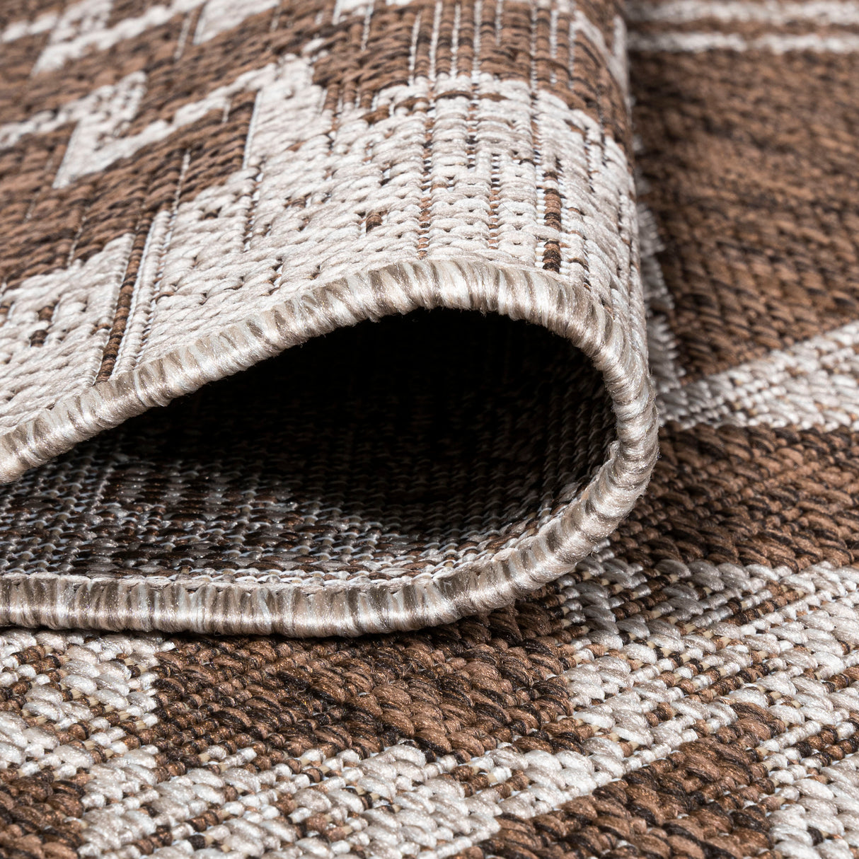Marokko Diamond Tribal Medallion Indoor/Outdoor Area Rug