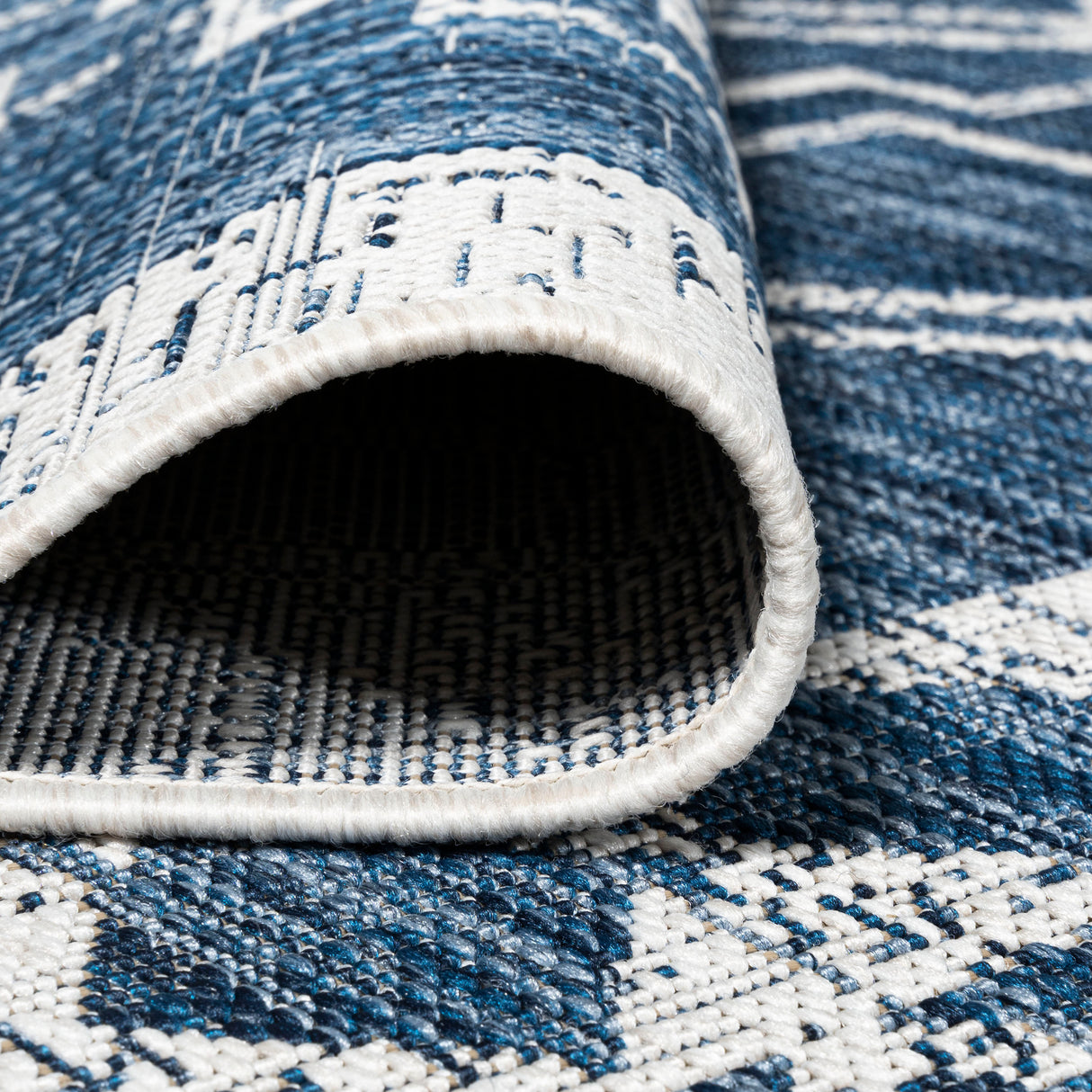 Marokko Diamond Tribal Medallion Indoor/Outdoor Area Rug