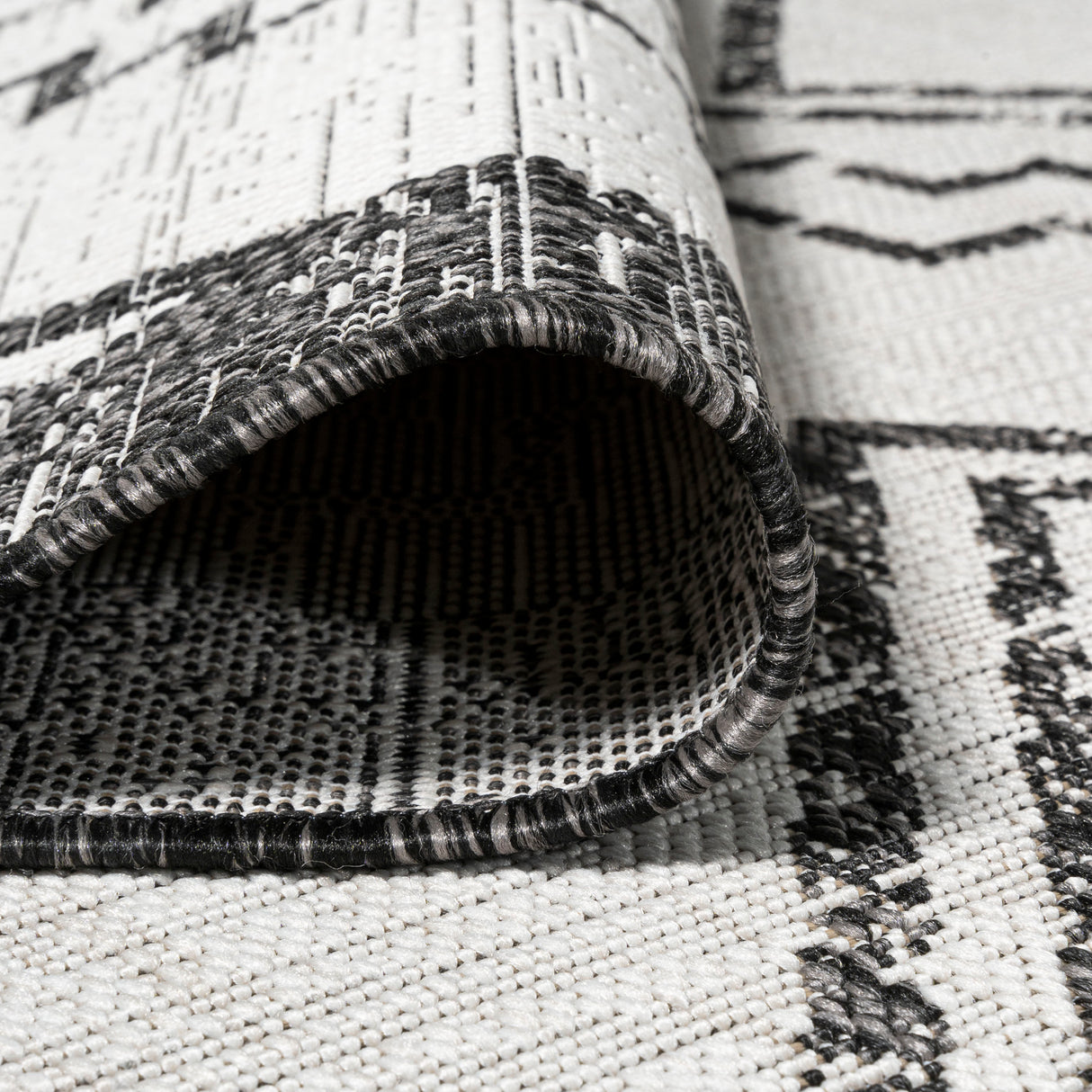 Marokko Diamond Tribal Medallion Indoor/Outdoor Area Rug
