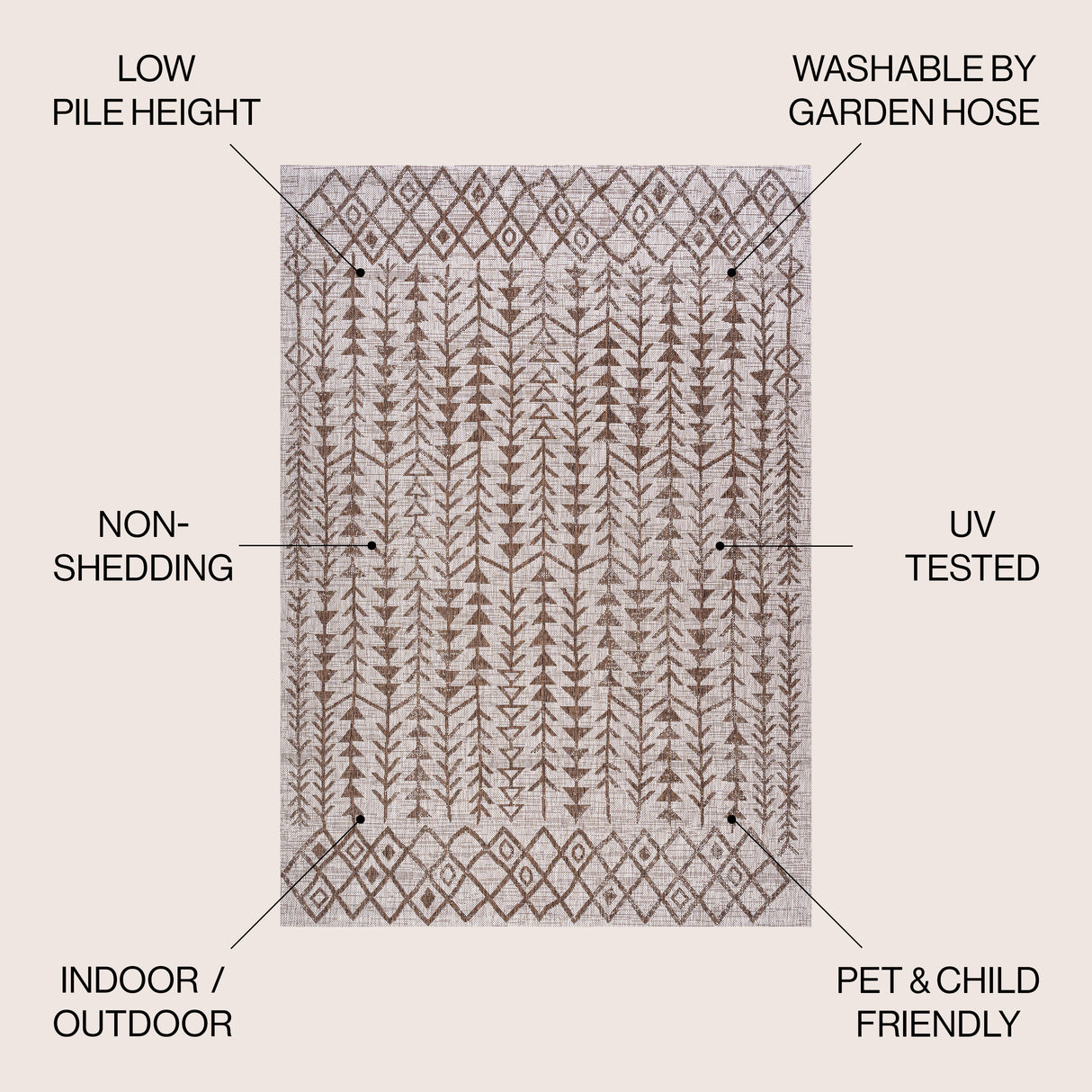 Tokay Bohemian Geometric Indoor/Outdoor Area Rug