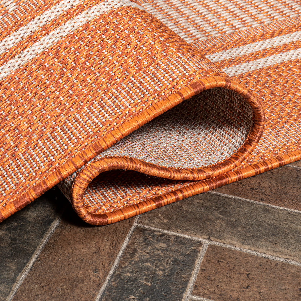 Haynes Modern Double Stripe Indoor/Outdoor Runner Rug