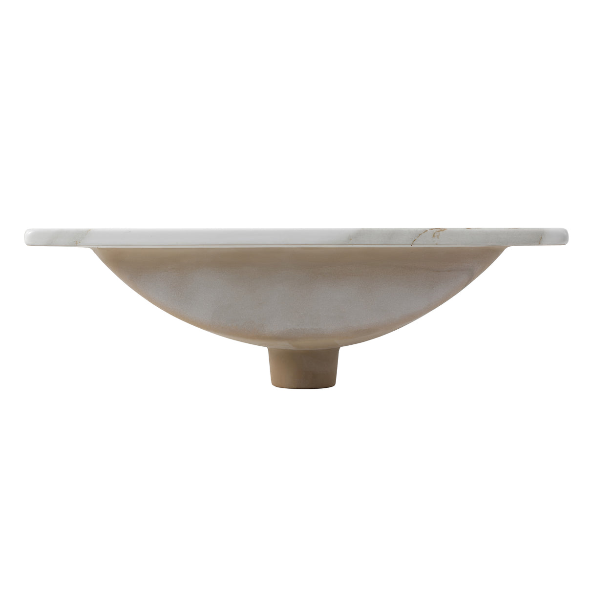 Ancillary 3-Hole Classic Contemporary Rectangular Ceramic Single Sink Basin Vanity Top