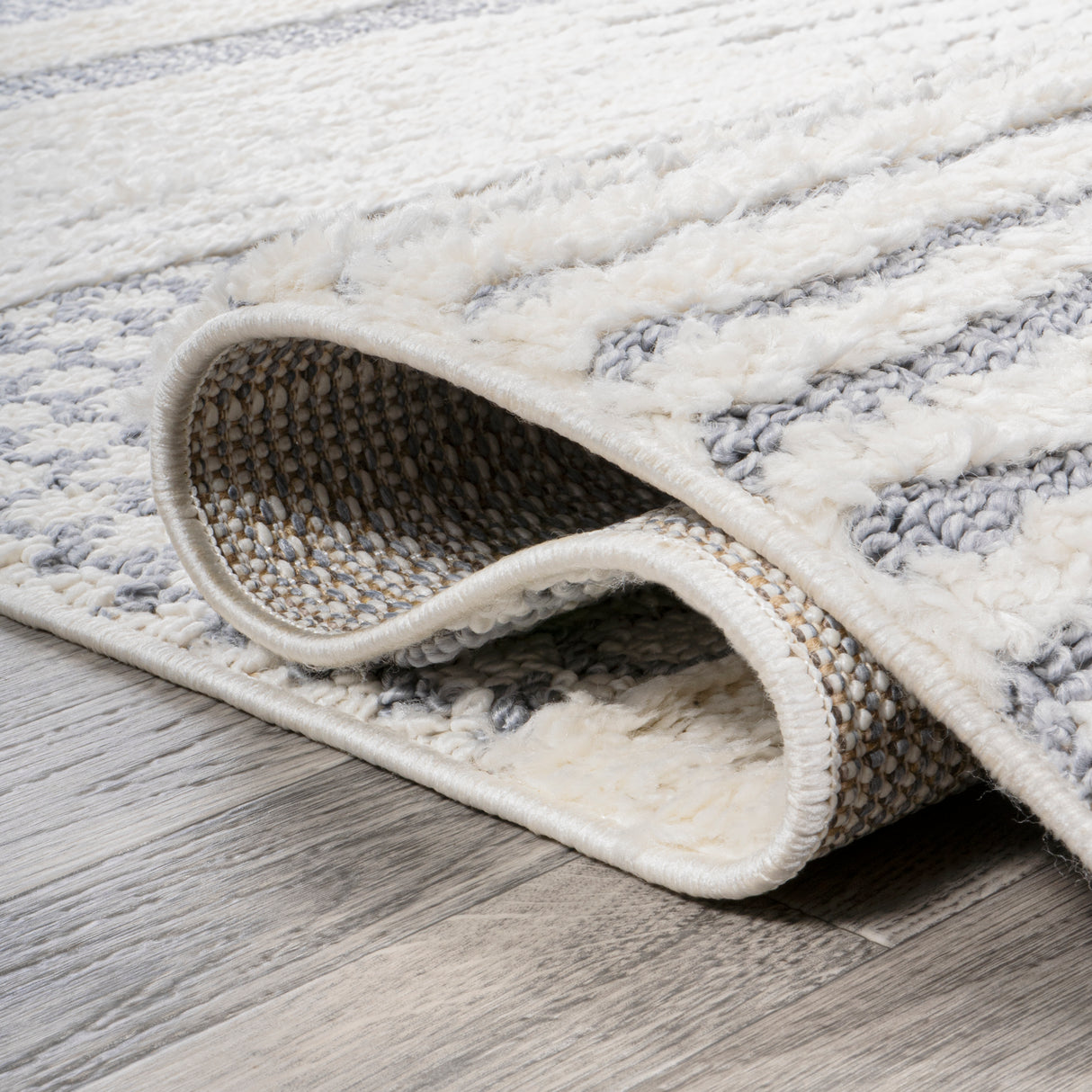 Kerstin Geometric High-Low Runner Rug