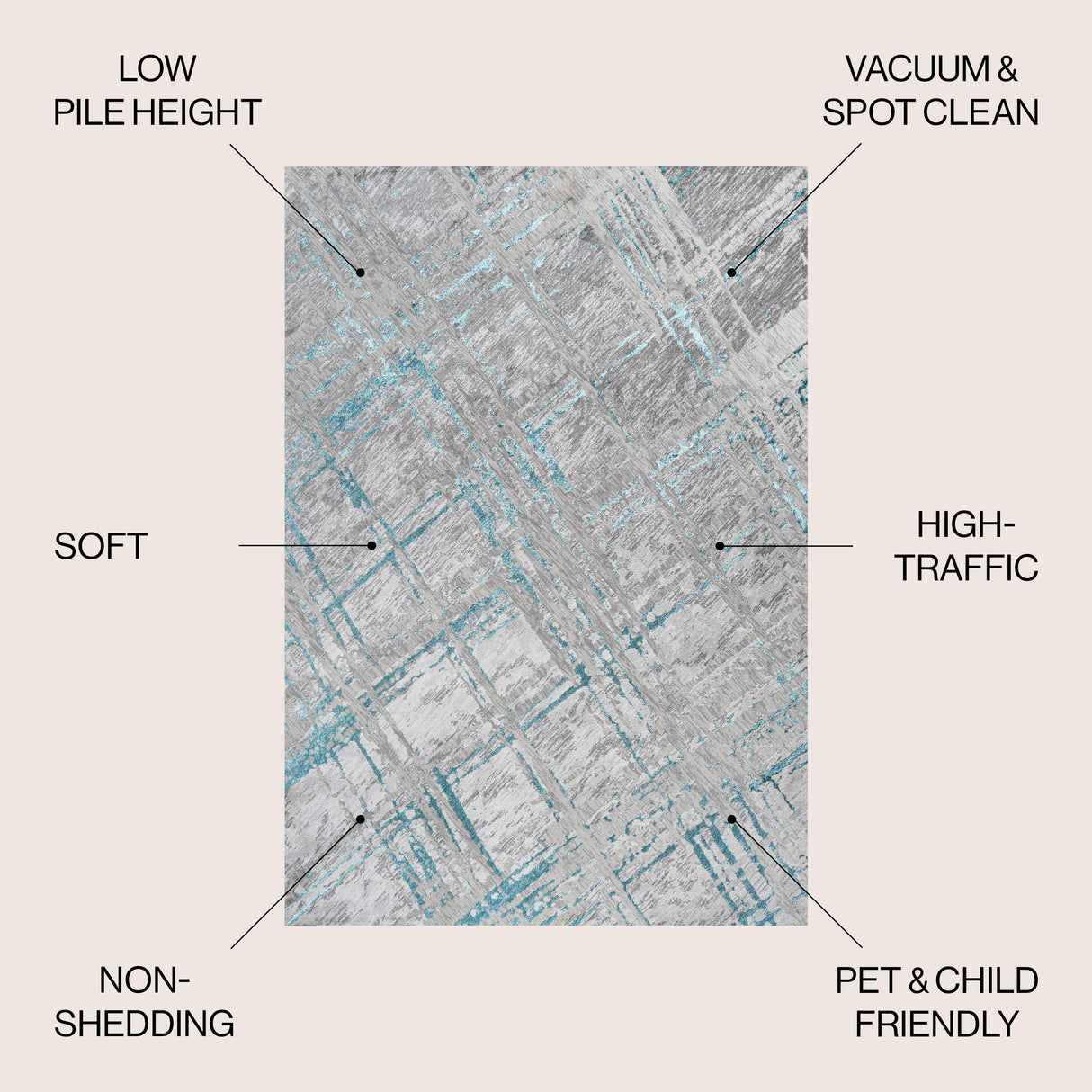 Slant Chic Modern Abstract Area Rug