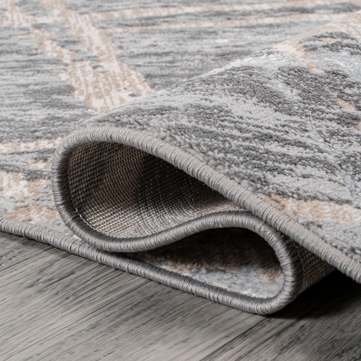 Slant Modern Abstract Runner Rug