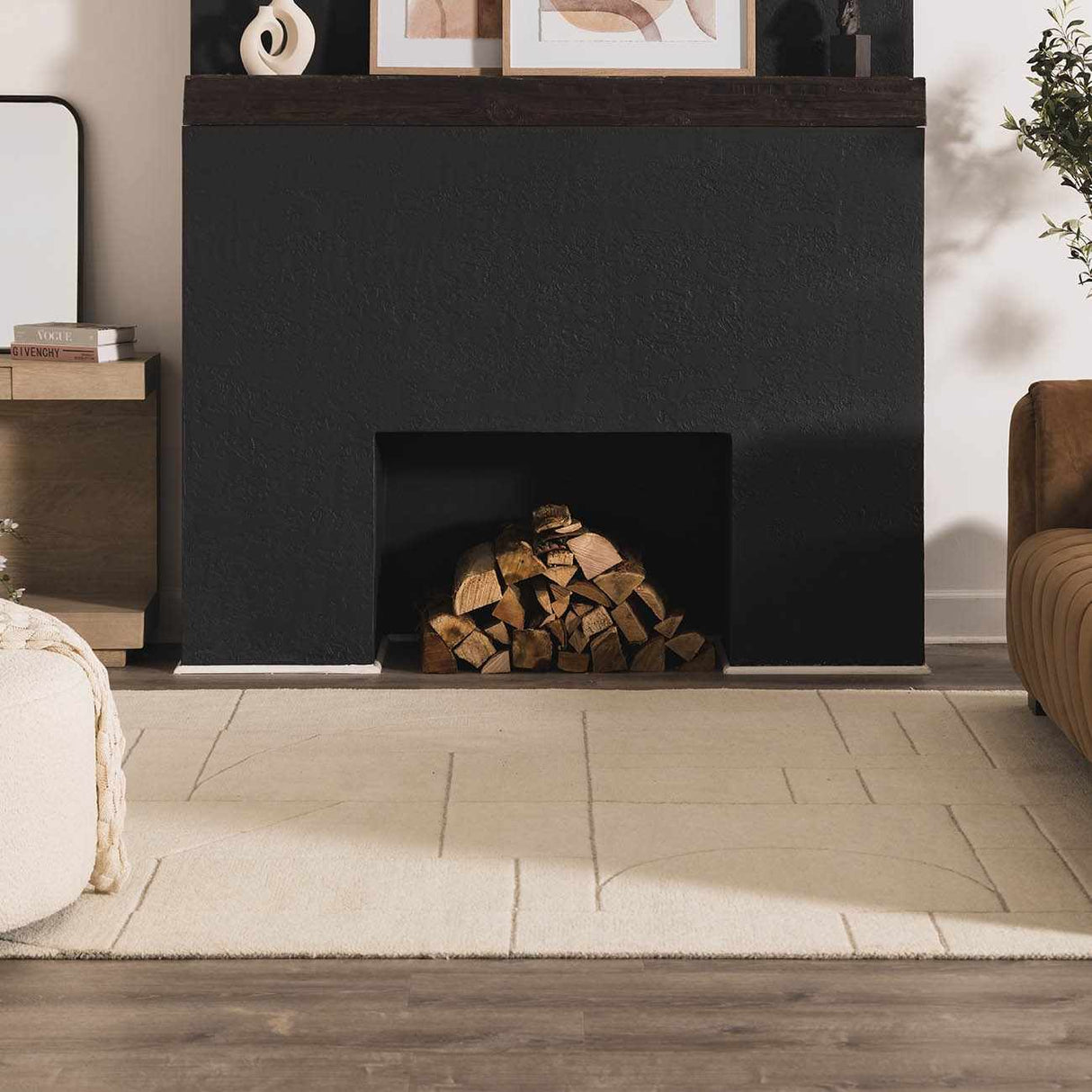 Fusao Off White Area Rug