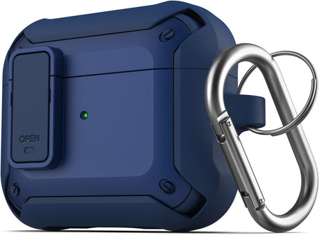 Compatible-with-Airpods-Case-3rd-Generation,-Rugged-Full-Body-Protective-Carrying-Case-with-Keychain-(Airpod-3-2021)-Blue-
