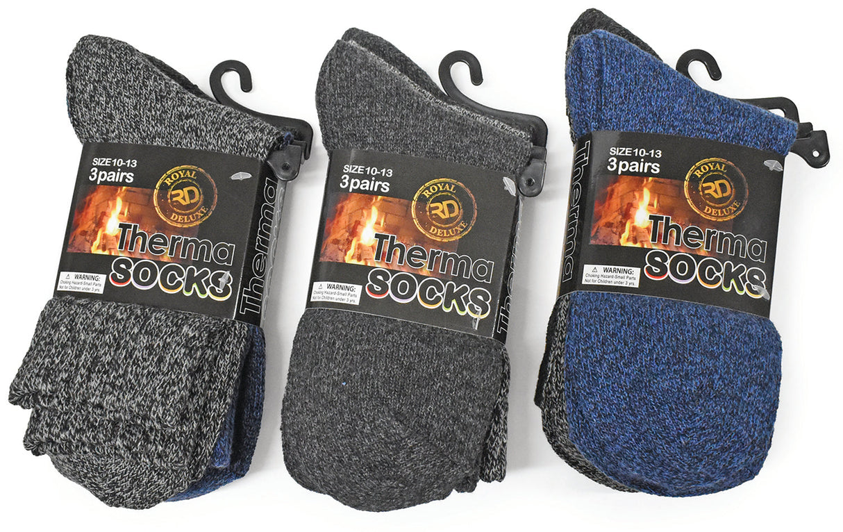 6-Pack-Men’s-Thermal-Socks-Size-10-13-