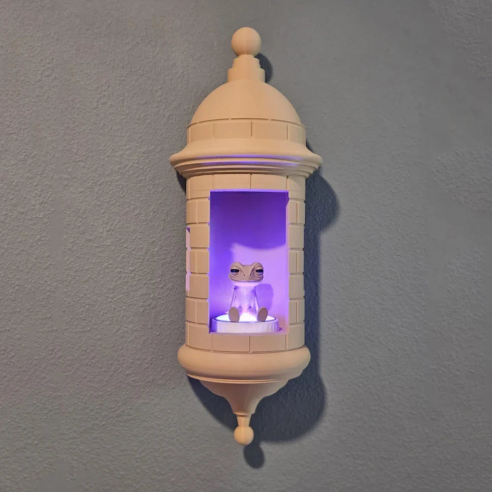 Puerto Rican Garita Coqui Lamp 16 Color USB LED Night Light Handmade Souvenir