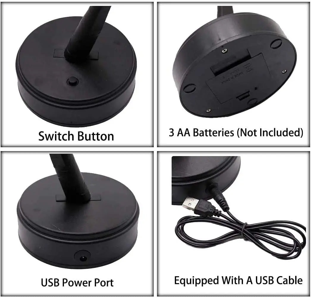 Cherry Blossom Tree LED Night Light USB Battery Touch Lamp Desktop Home Decor