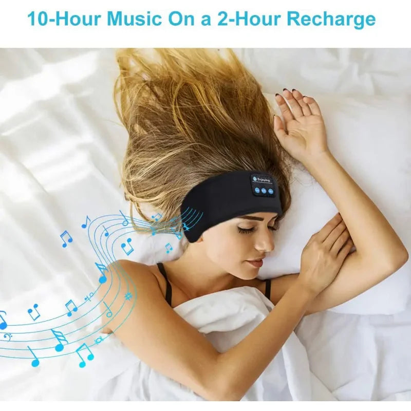 Bluetooth Sleep Headphones Headband Wireless Eye Mask for Side Sleeper Comfort