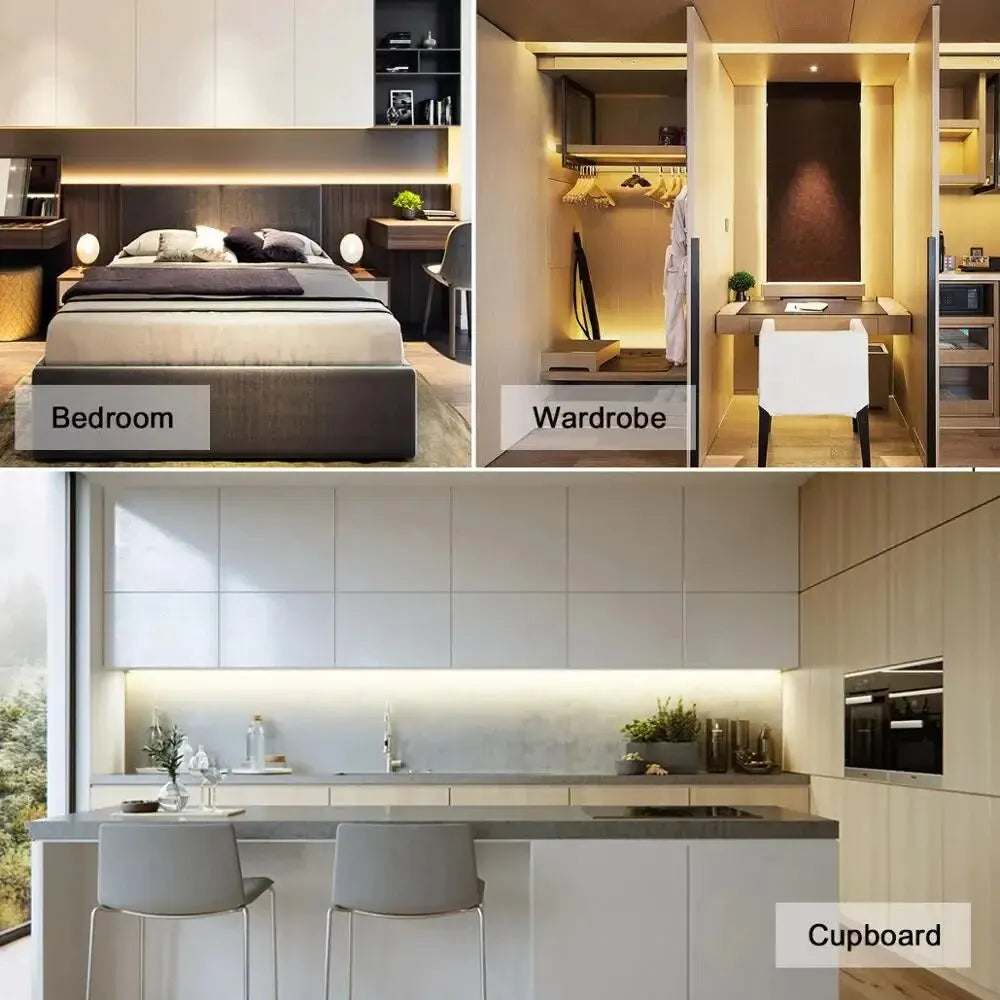 USB Gesture Sensor LED Strip Light Dimmable 1M TV Backlight Kitchen Lighting