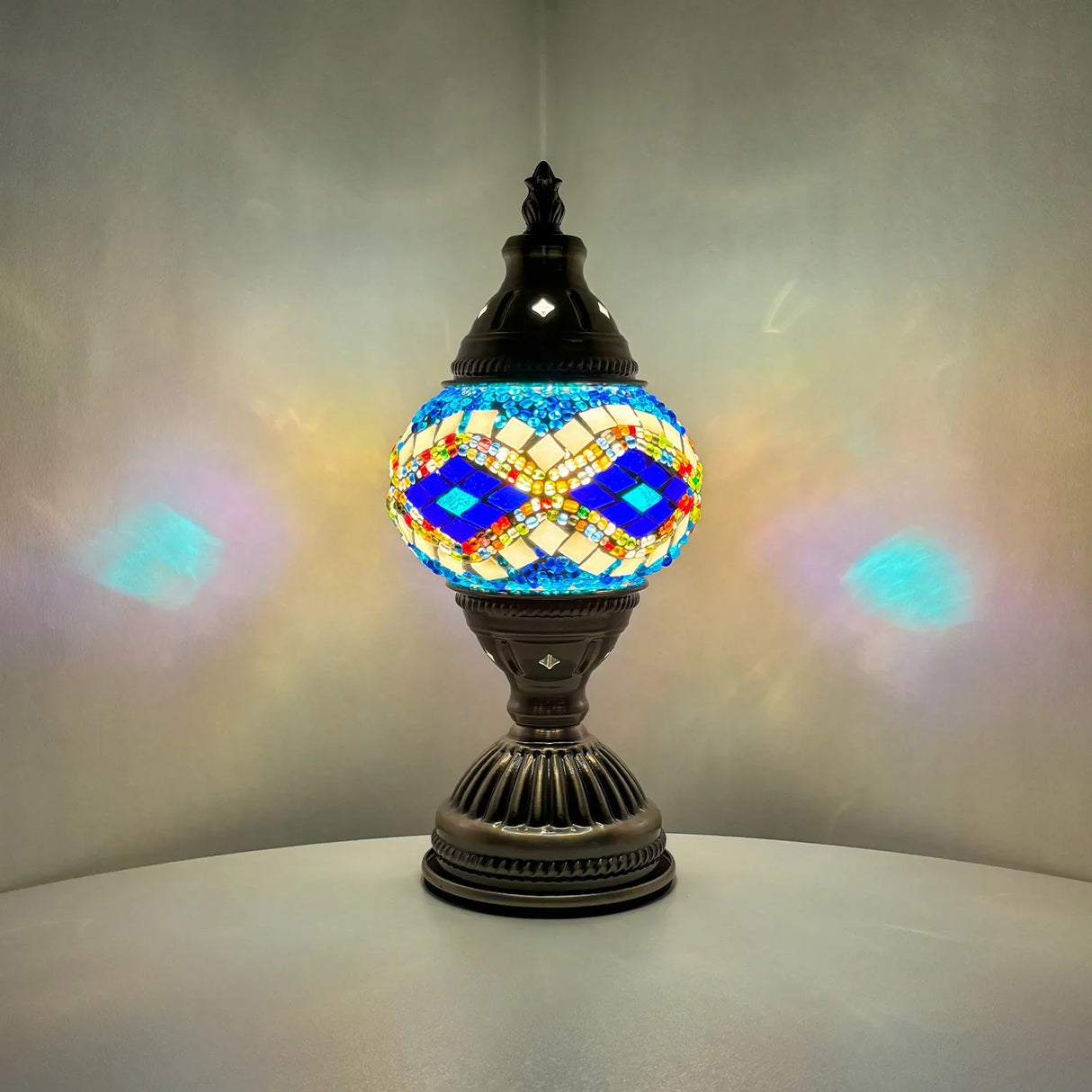 DIY Mosaic Table Lamp Kit Handmade Craft Night Light Parent Child Activity