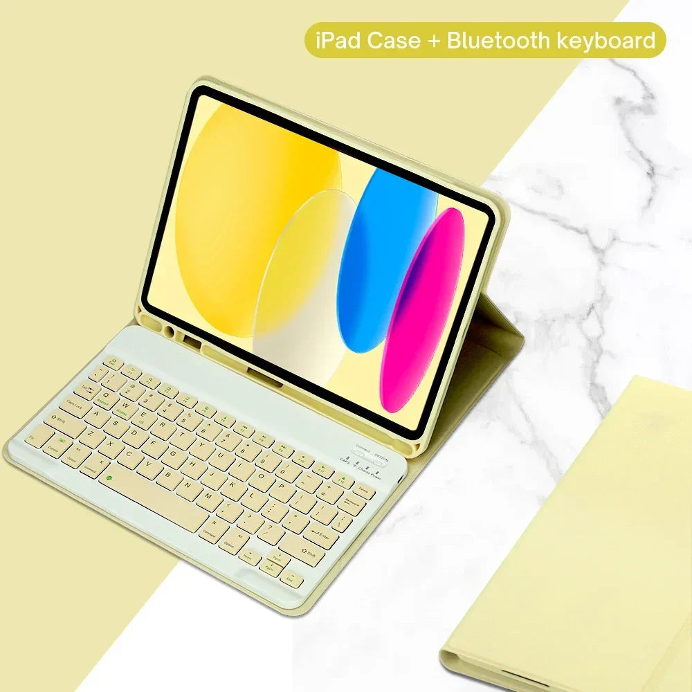 Detachable Bluetooth Keyboard Case for 10.9 Tablet Wireless Protective Cover
