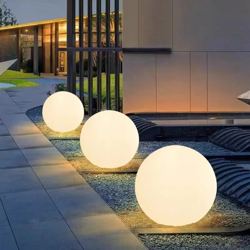 Solar LED Garden Ball Lights Outdoor RGB Floating Pool Lawn Decorative Lamp