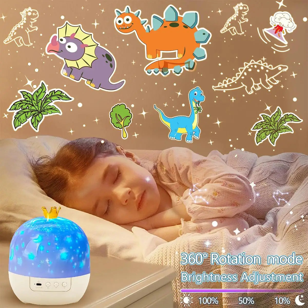 Galaxy Star Projector 21-in-1 Multicolor Dimmable LED Night Light for Kids Bedroom