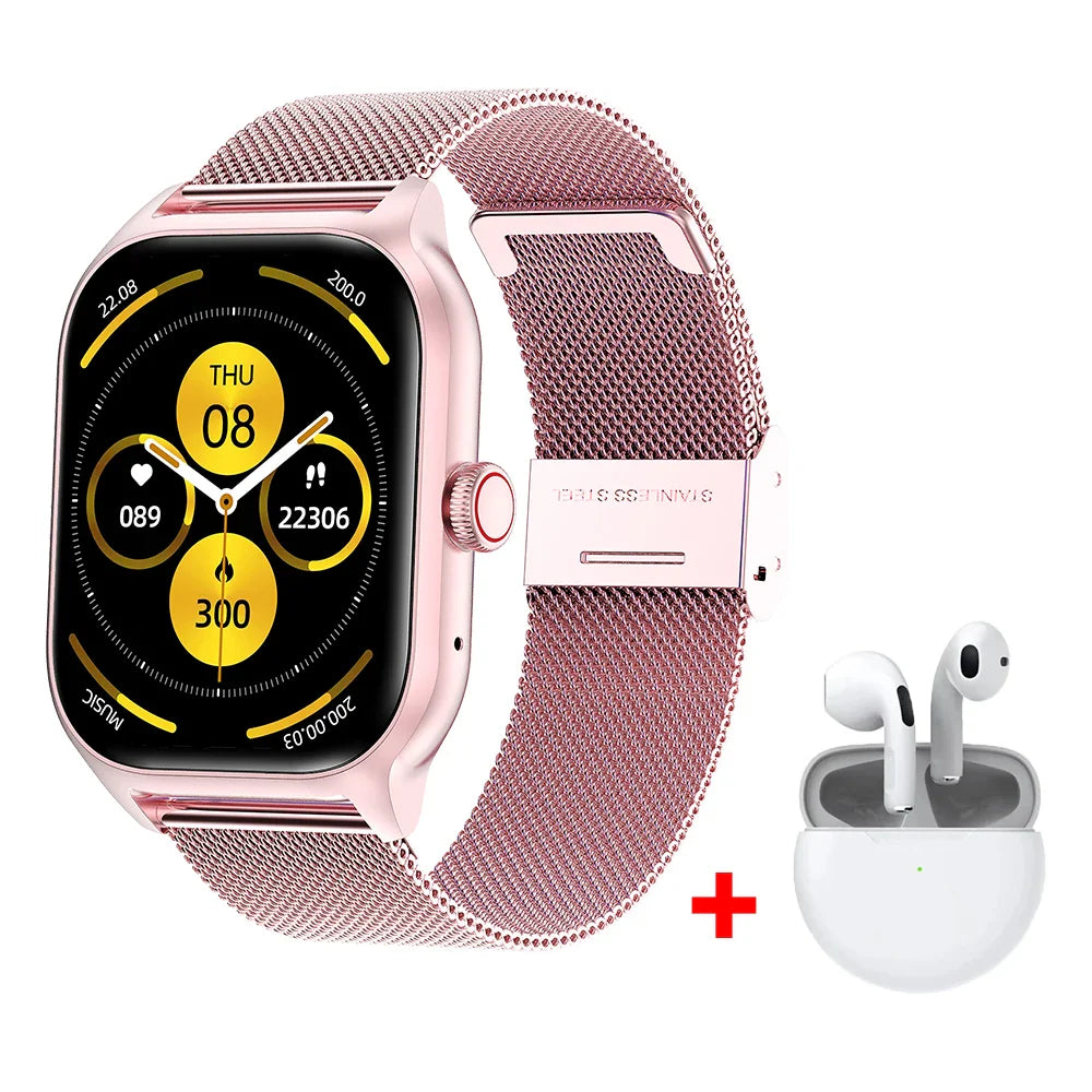 Smart Watch Bluetooth Call Touch Screen Fitness Tracker Sports Watch