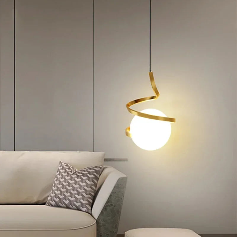 Nordic LED Pendant Light Hanging Lamp for Bedroom Living Room Dining Table Decor